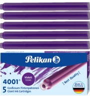 PELIKAN NÁPLŇKY PER DLHÉ 5 ks GTP/5 FIALOVÁ