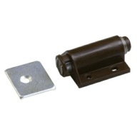 PUSH TO OPEN magnetická západka na nábytok, hnedá, 34mm