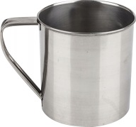 Nerezový hrnček - turistický - kempingový - Ø 10 cm - 0,625 L