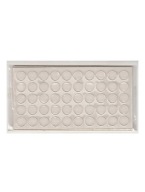 Silikónové kvapky 9 × 2 mm, nárazníky (50 ks)