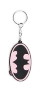 Gumená kľúčenka Batman Pink Logo Backpack prívesok pre deti