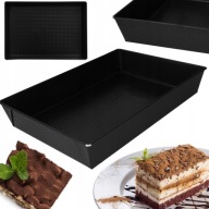 Obdĺžnikový plech na torty 36x25x6 veľkých tortových plechov