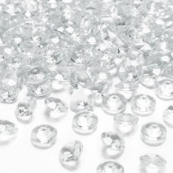 BEZFAREBNÉ dekoratívne DIAMANTY 100 ks