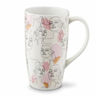 Porcelánový hrnček Eli Twarze 600 ml