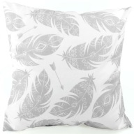 Bavlnená obliečka na vankúš 40x40 Boho Feathers