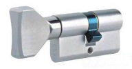 VLOŽKA ZÁMKU DVERÍ 62mm 27/35G CHROME 3 KĽÚČ