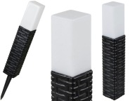 LED solárne svietidlo, zapustený štvorcový stĺpik, záhradná dekorácia, vstupy na terasu, P-302