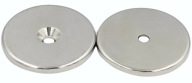 SILNÝ NEODYMOVÝ MAGNET 30x3 mm S OTVOROM 7/3,5 mm NA SKRUTKU