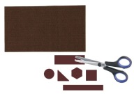 HNEDÁ SAMOLEPIACA PLST NA NÁBYTOK 150X200mm NA ZREZANIE NA VEĽKOSŤ