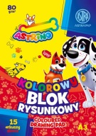 BLOK NA KRESLENIE A3 15 KARIET 80 GRAMOV HMOTNÉHO FARBA