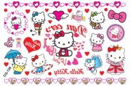 Odnímateľné tetovanie pre deti HELLO KITTY CG120