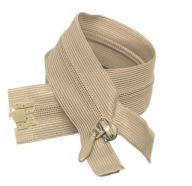 Zapínanie na skrytý zips, tmavý ľan, 45 cm