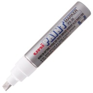 UNI PX-30 strieborný skosený olejový popisovač