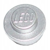 LEGO Kl. 1x1 okrúhly kovový strieborný 4073 4249039 Nový