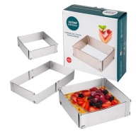 Nastaviteľný tortový okraj, Altom Design tortový okraj, 15-28 cm