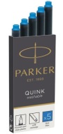 Náplne do pera PARKER 5 ks modré, umývateľné