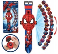 SPIDERMAN LED 3D DIGITÁLNE HODINKY s projektorom