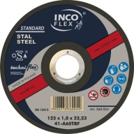 POLSKÝ INCO FLEX KOVOVÝ REZNÝ KOTÚČ 125x1 mm