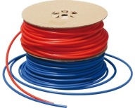Polotuhá polyetylénová hadica 12 mm - červená