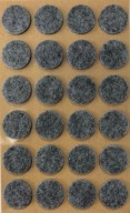 SAMOLEPIACIE NÁBYTSKÉ PODLOŽKY PLST 22mm 24 ks