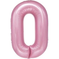 Fóliový balón číslo 0 narodeninové číslo ZERO 1-99 dekorácia HEL veľký 100cm
