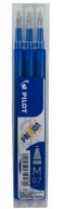 PILOT FRIXION FRESH VYMAZATEĽNÁ VLOŽKA 3 kusy MODRÁ 0,7 mm