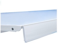 Cenová lišta DBR39 biela - dĺžka 100 cm
