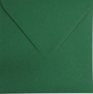 Kreative Emerald zelené štvorcové obálky, 25 ks.