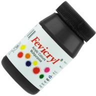 Fevicryl akrylová farba na textil - čierna