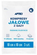 STERILNÉ MERACIE KOMPRESY 10x10 cm Apteo 3 ks