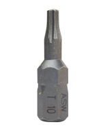 TX10 TORX 10 bitov nerezový skrutkovací bit GROT 1/4