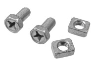 Skrutky svoriek batérie Tec, M6x16 mm, s maticami 11x9 mm, sada