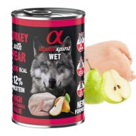 ALPHA SPIRIT Mokré krmivo pre psov TURECKO 400g