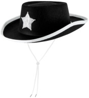 ŠERIFOV KLOBÚK ŠERIFSKÉ ŠATY SILVER STAR KARNEVAL HALLOWEEN