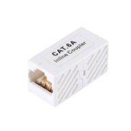 Dvojzásuvková adaptérová spojka 8p8c RJ45 CAT.6a