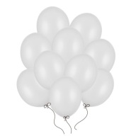 BALÓNY PERLOVÉ BIELE kovové silné veľké 30 cm 14 palcov 10 ks na prijímanie