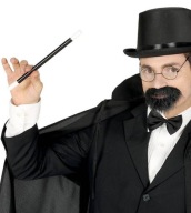 MAGIC'S WIZARD WAND ČIERNO-BIELA ​​27CM