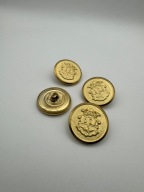 Zlatý kovový gombík na erb 20 mm
