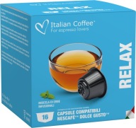Kapsule na bylinkový čaj Dolce Gusto Italian Coffee Relax 16 ks.