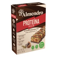 Proteínová tyčinka s mandľami a horkou čokoládou 70% - 4x35g (140g)