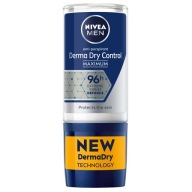 NIVEA MEN DERMA DRY CONTROL Roll-on antiperspirant do podpazušia pre mužov 50ml