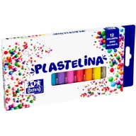 Plastelína OXFORD pre deti, veľká, 12 farieb, 200g