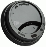ČIERNA VIEČKA NA HRNEK 300/400/500ml (90mm) A100