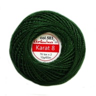 Karat šnúra 8 c. zelená 0583 ARIADNA 10g 65m