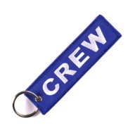 CREW Keychain Ekipa Załoga modrý prívesok na kľúče