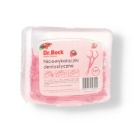 STRAWBERRY DENTAL THROSS PICKS balenie 100 ks.