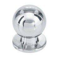 Rukoväť Knob Ball, lesklý chróm - sada 4 ks.