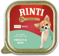 Rinti | Gold Mini | Jeleň s hovädzím mäsom 100g