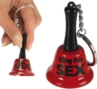 Prívesok na kľúče so zvončekom PRE SEX SEX NA POŽIADANIE Hračka gadgetov