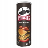Pringles Hot & Spicy Crispy Crisps Snack 165 g